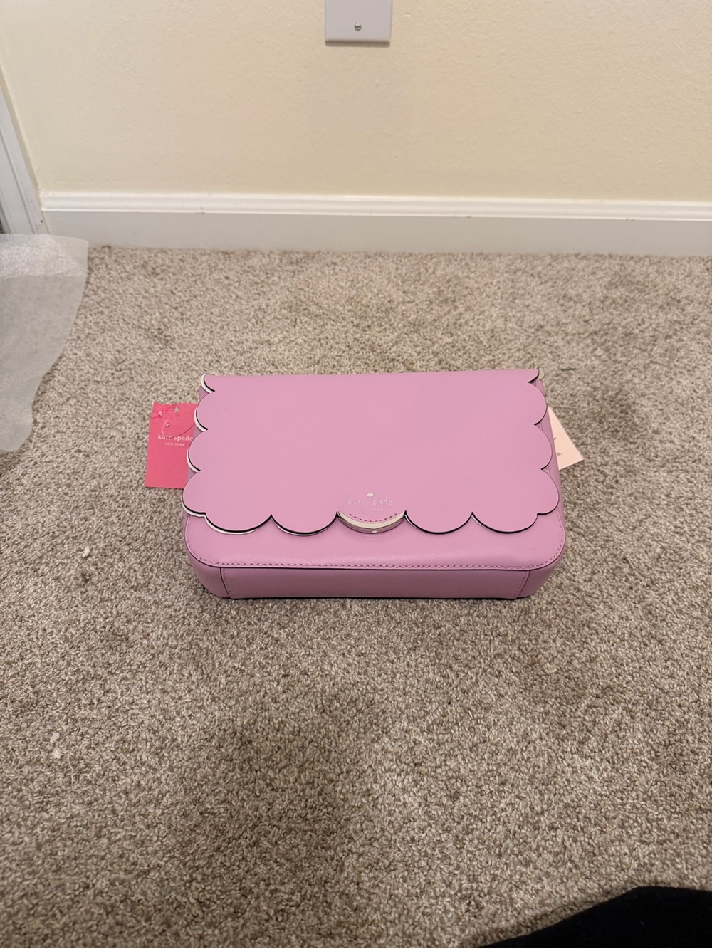 kate spade NWT Pink Scallop-Edge Shoulder Bag